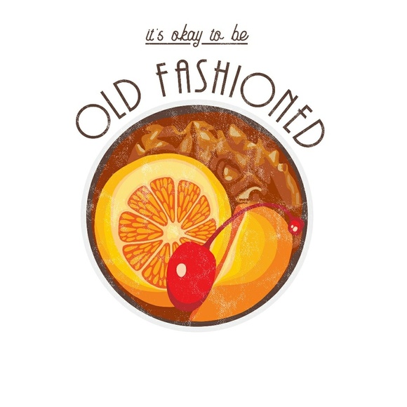 It's Ok To Be Old Fashioned Drink Funny Tank Top - Picture 2 of 3